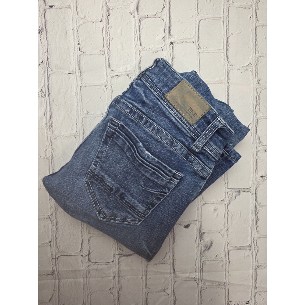BKE Women's 24x33.5 Stella Low Rise Slim Fit Bootcut Denim Jeans